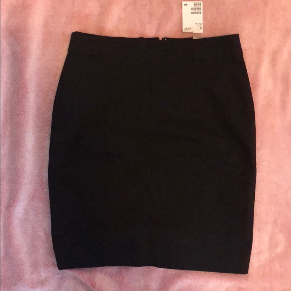 NWT h&m black pencil skirt